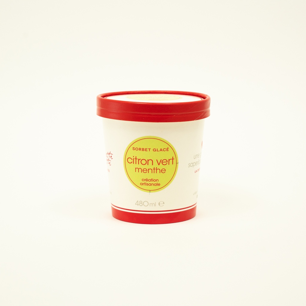 Pot 1/2 Sorbet Citron Vert/Menthe