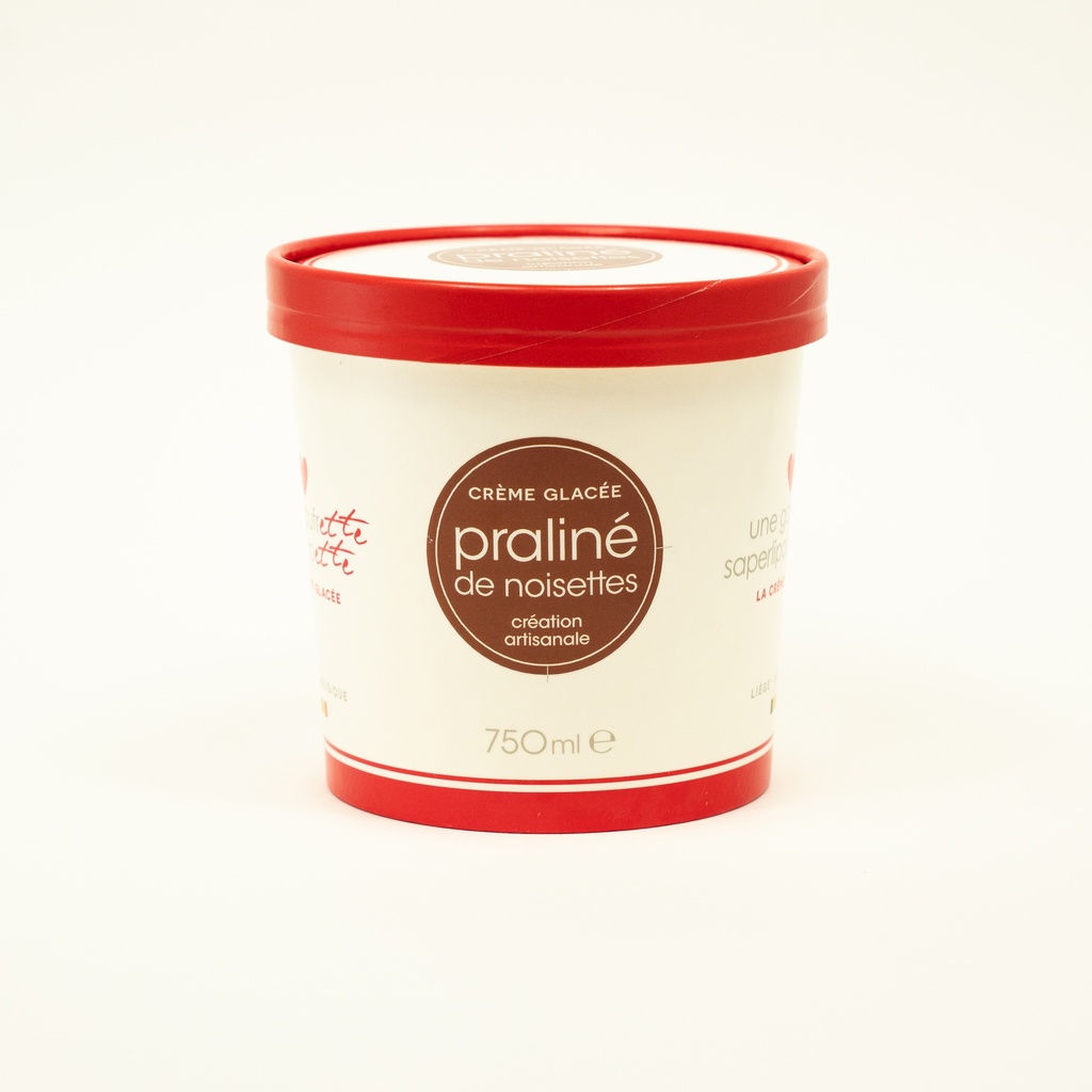 Pot 3/4 Glace Praliné Noisette