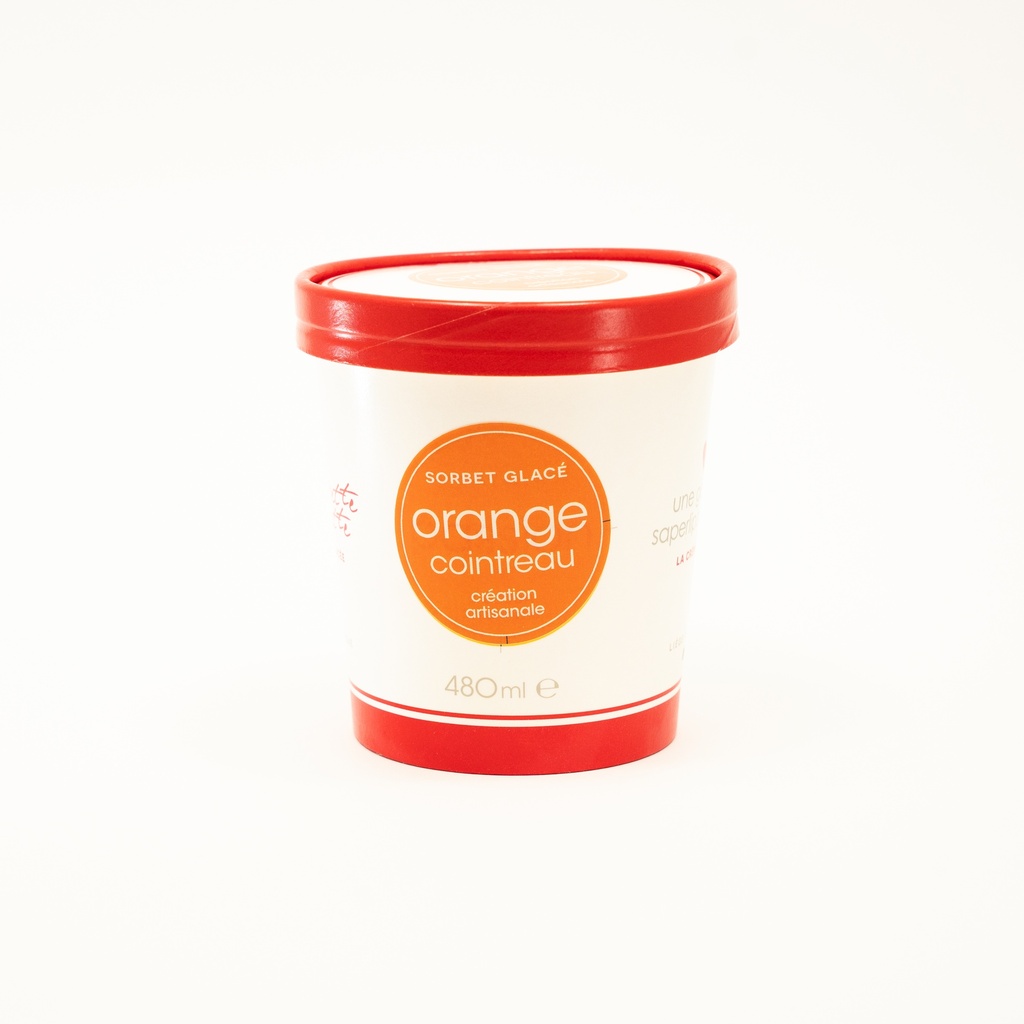 Pot 1/2 Sorbet Orange/Cointreau