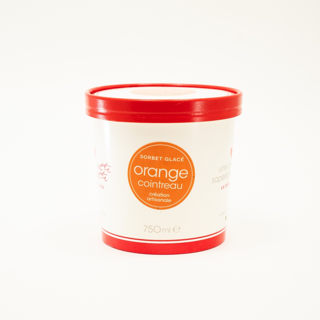 Pot 3/4 Sorbet Orange/Cointreau