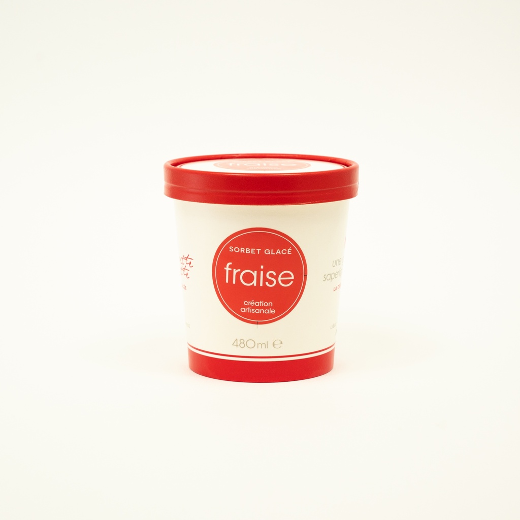 Pot 1/2 Sorbet Fraise