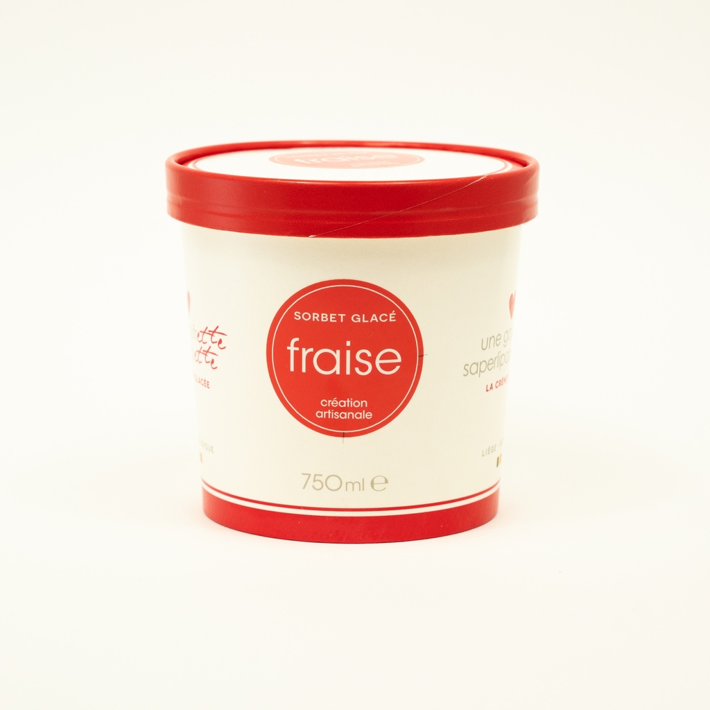 Pot 3/4 Sorbet Fraise