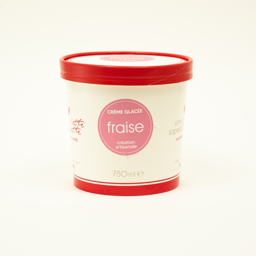 Pot 3/4 Glace Fraise